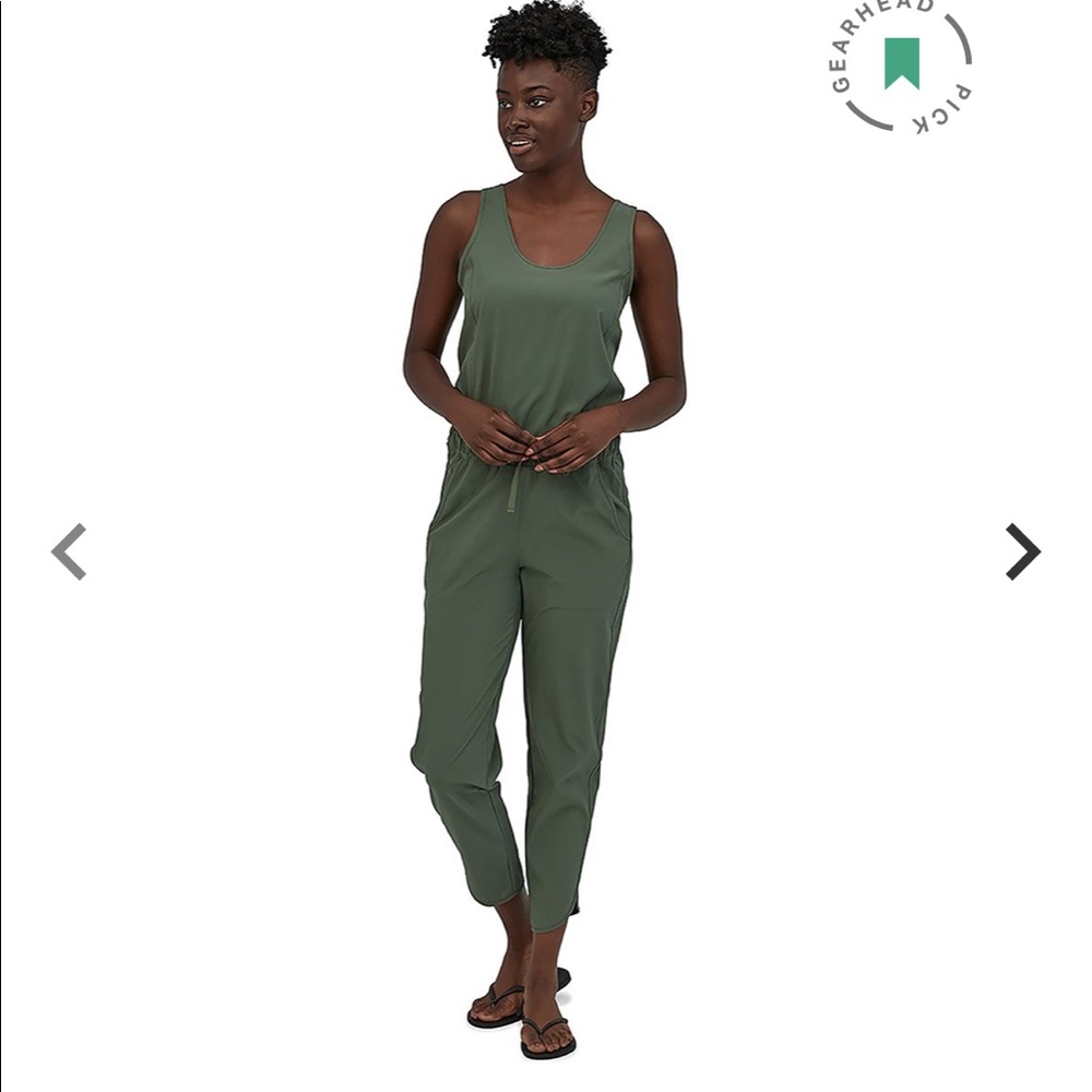 Patagonia Fleetwith Romper Jumpsuit Kale XS NWT